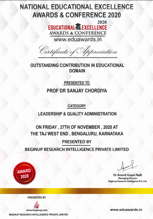 National Education Excellence Award